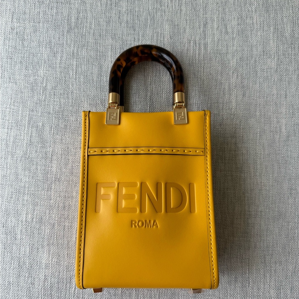 Fendi mini sunshine shopper bag, new with tag